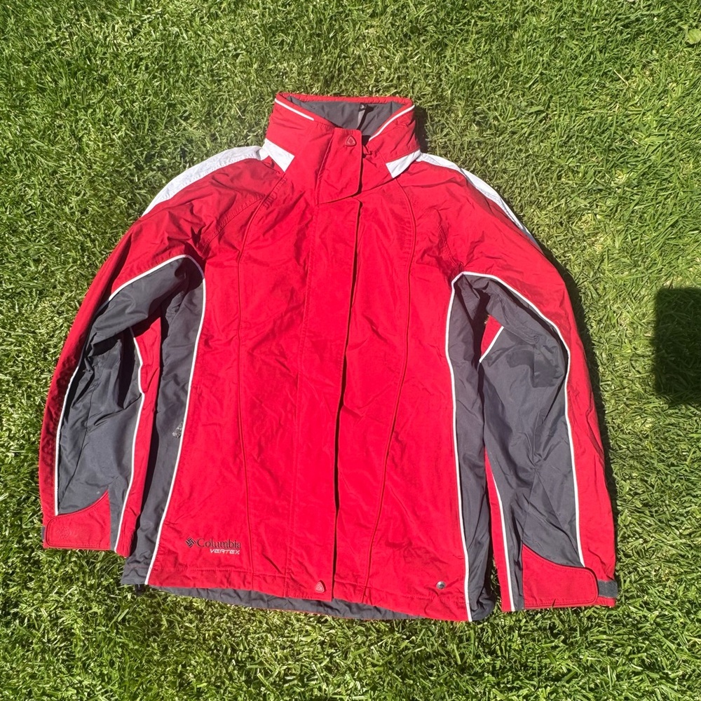 Columbia Red and Gray Outdoor Jacket
